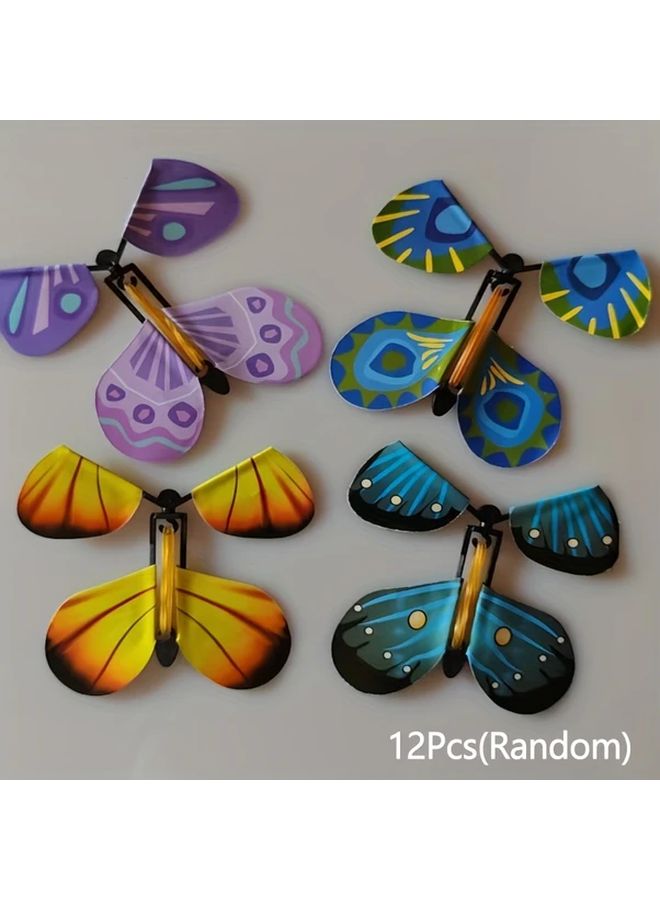 12pcs Flying Butterfly Toys No Batteries Needed Magic Party Favors For Kids - Image 3