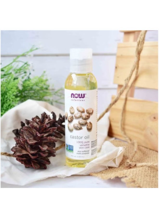 NOW Solutions Castor Oil 100% Pure 118ml | Natural Skin Softener & Moisturizing Oil - Image 5