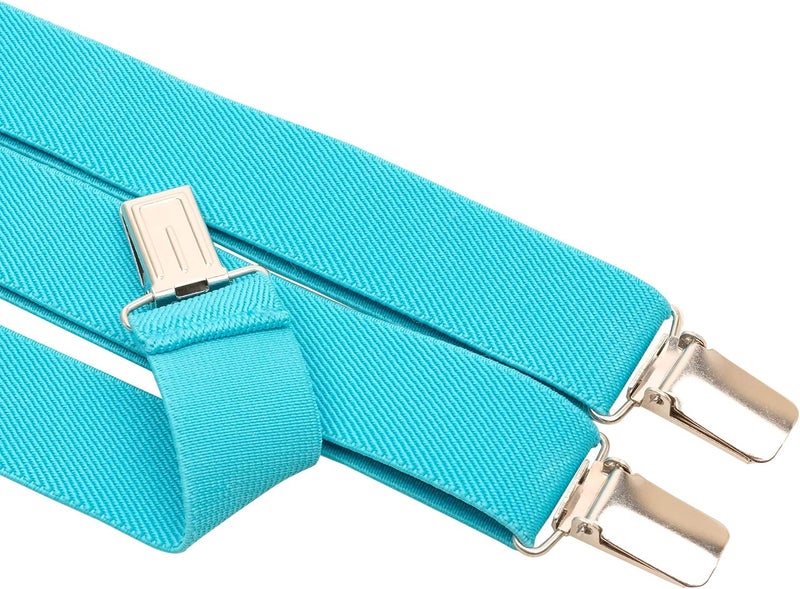 Action Ward Store Womens Suspenders – Y Back Style – 1" Width - Comfortably Adjustable Elastic Straps and Metal Clips - Image 3