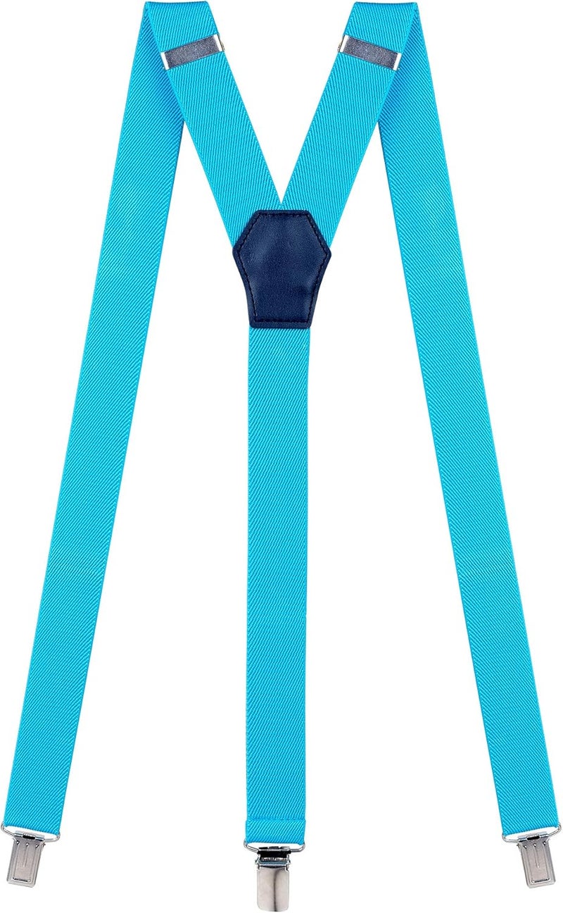 Action Ward Store Womens Suspenders – Y Back Style – 1" Width - Comfortably Adjustable Elastic Straps and Metal Clips - Image 1