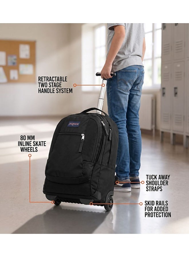 JanSport Driver 8 Black Backpack - Image 4