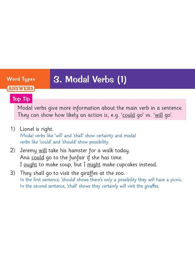 بطاقات أسئلة الممارسة للسنة الإنجليزية KS2: القواعد النحوية وعلامات الترقيم والتهجئة - Image 5