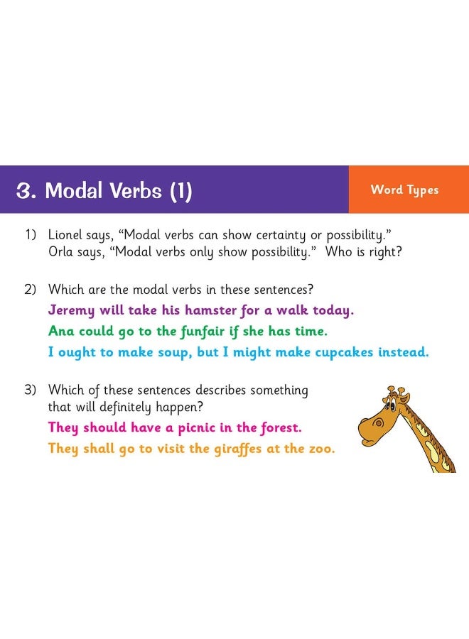 بطاقات أسئلة الممارسة للسنة الإنجليزية KS2: القواعد النحوية وعلامات الترقيم والتهجئة - Image 4