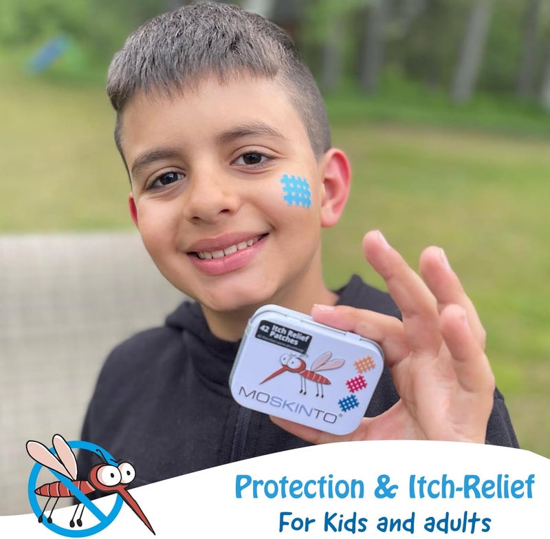 Moskinto The Original Mosquito Itch Relief Patches for Kids & Adults, Bug Bite Patches Soothe Swelling & Itching, Anti Itch Bug Bite Relief, Suction Tool Alternative, Family Pack, 42 Count - Image 5