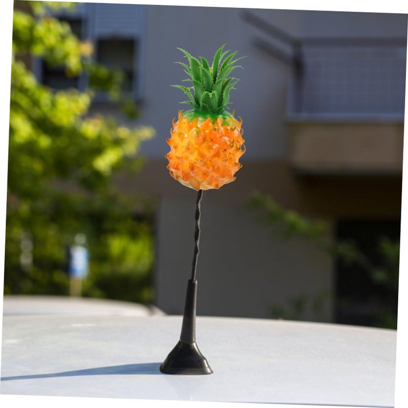 Fun Pineapple Car Antenna Topper Cute Dashboard Decor SUV Exterior Accessory - Image 3