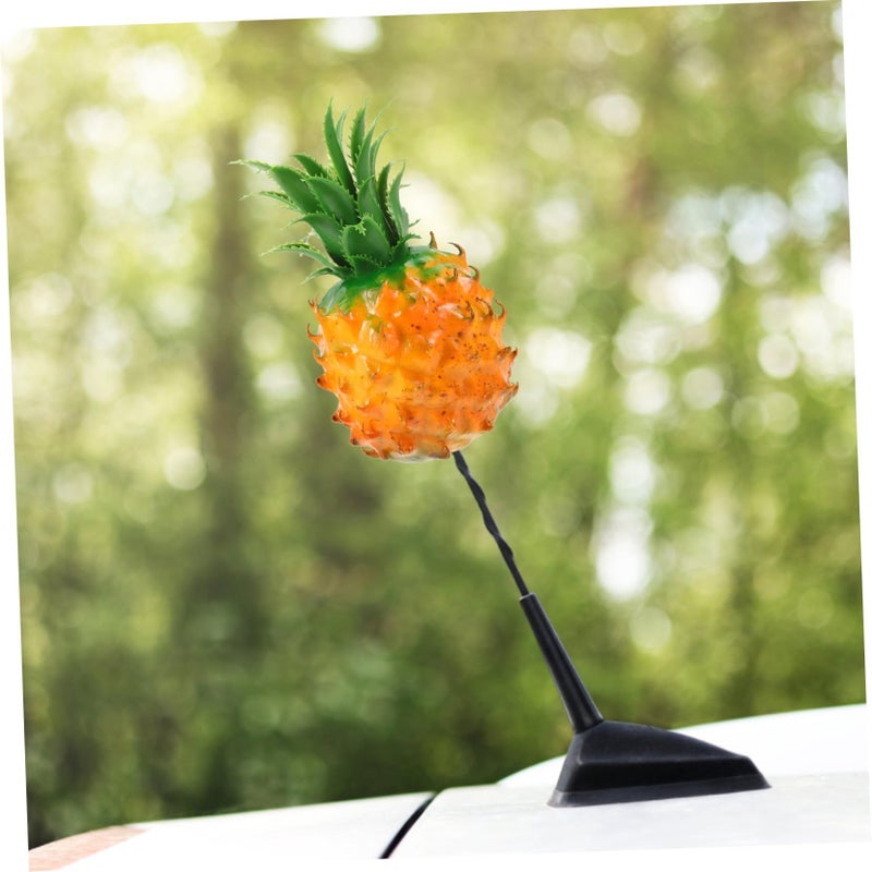 Fun Pineapple Car Antenna Topper Cute Dashboard Decor SUV Exterior Accessory - Image 5