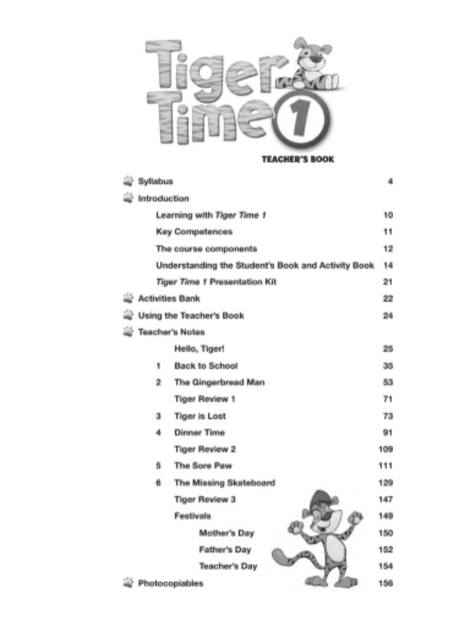 Macmillan Tiger Time -  English Course for Schools -level 1_teachers_book - Image 3