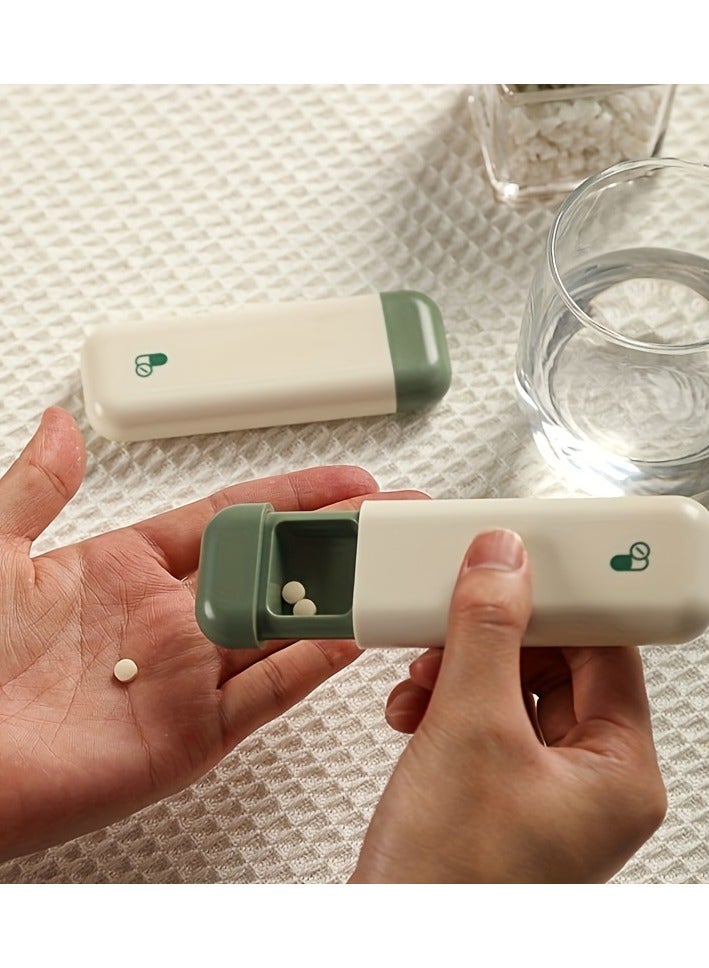 Compact and Durable Anti-Moisture 3-Compartment Portable pill box,One Day Sub-Package Pill Box ,Pull-Out Design,Waterproof Seal, Eco-Friendly ABS Material, Large Capacity, Ideal for Travel, Daily Use, Medication Storage, and Easy Carry - Image 2