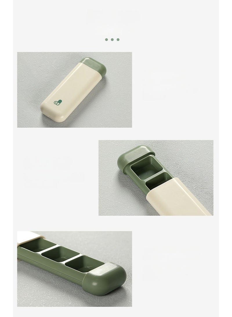 Compact and Durable Anti-Moisture 3-Compartment Portable pill box,One Day Sub-Package Pill Box ,Pull-Out Design,Waterproof Seal, Eco-Friendly ABS Material, Large Capacity, Ideal for Travel, Daily Use, Medication Storage, and Easy Carry - Image 4