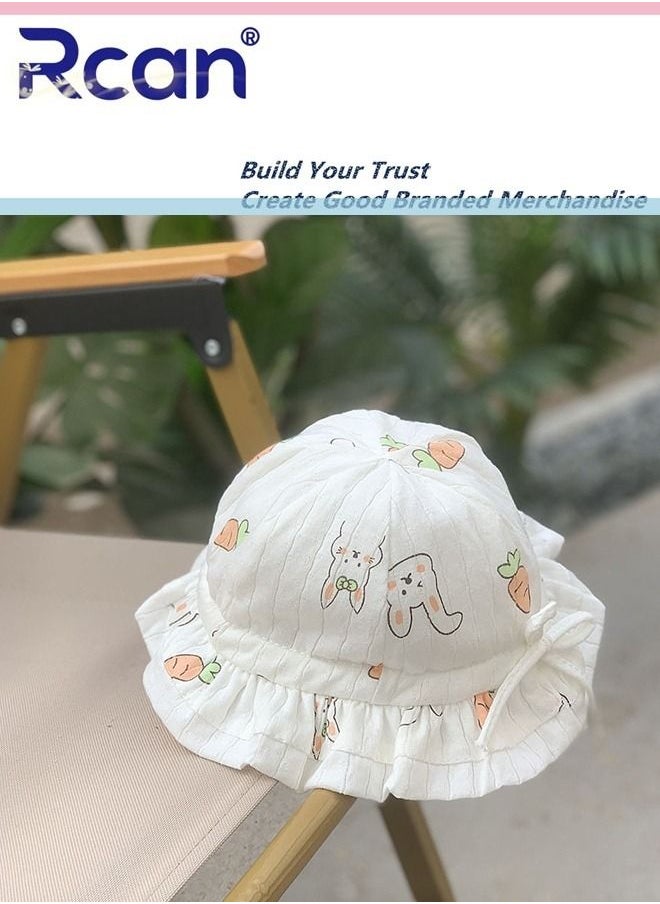 Rcan Baby Cotton Windproof Sunscreen Hat Rabbit Carrot Decoration Hat 0-1 Years Old Baby  - Image 4