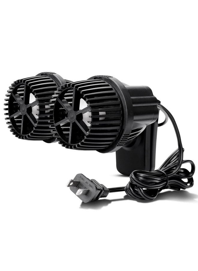 hygger 4200GPH Double Head Aquarium Circulation Pump, Quiet 12W Aquarium Wave Maker, with Strong Magnetic Suction Base, 360°Adjustable Power Head, for 110~240 Gal Tank - Image 1
