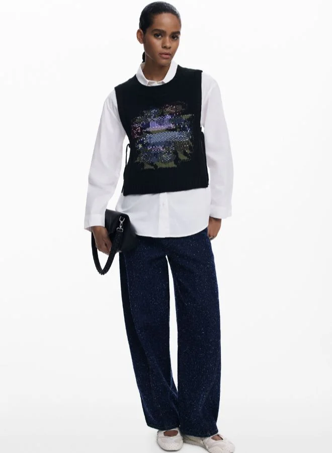 ديسيجوال قميص زهري 2 في 1