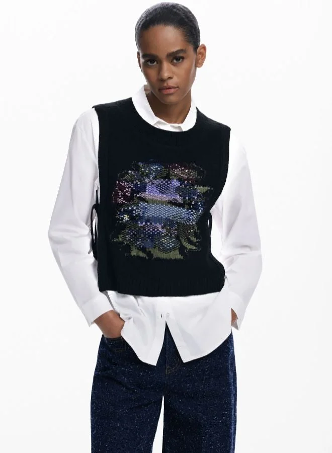 ديسيجوال قميص زهري 2 في 1