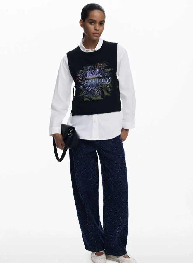 ديسيجوال قميص زهري 2 في 1