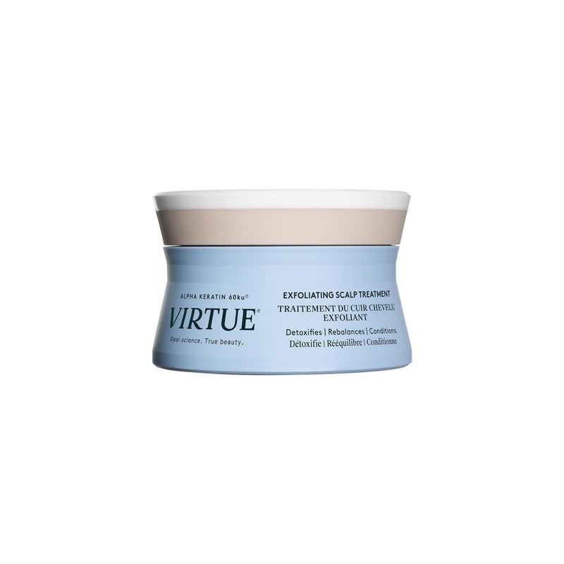 VIRTUE Sulfate Free Scalp Scrub Hair Treatment, Exfoliates and Detoxifies, Deep Conditioner for All Hair Types, Color Safe, 5 Fl Oz - Image 1