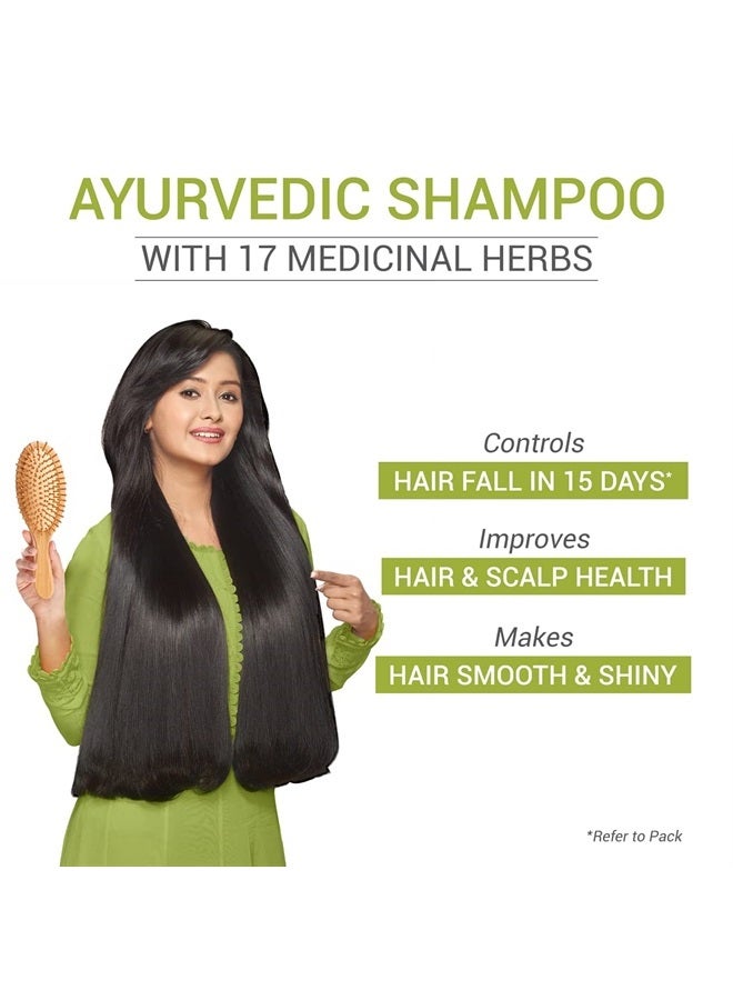 Sesa Ayurvedic Medicinal Shampoo - Helps control Hair Fall In 15 Days - Bhringraj & 16 Herbs - No Parabens - 500 ml