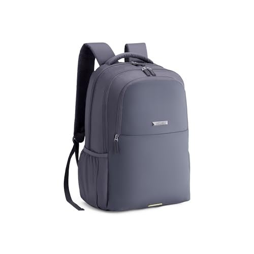 Kamiliant by American Tourister Dissenter Office Laptop Backpack with 15 Inch Laptop Compartment, 33 L Capacity, Ergonomically Designed with Bottle Holder for Men And Women - Grey, Polyester - Image 3