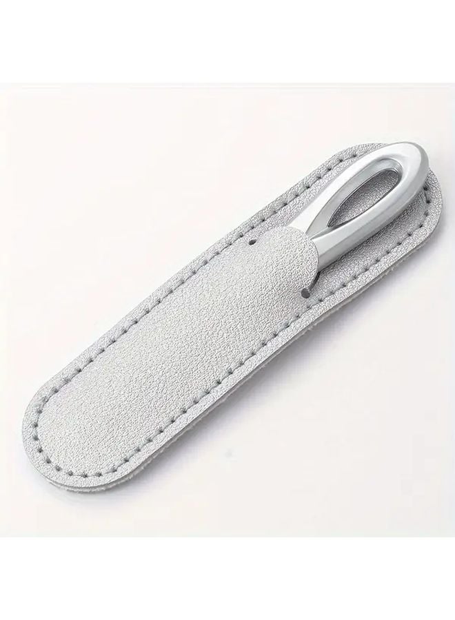 Double Sided Stainless Steel Nail Clipper For Thick Hard Toenails Silvery Color - Image 1