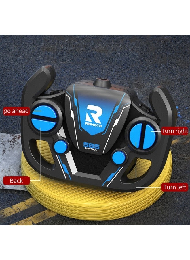 فيكسبلورن سيارة سباق سيارة سباق بالتحكم عن بعد RC، سيارة سباق ألعاب قابلة لإعادة الشحن، سيارة سباق قابلة للتحكم عن بعد RC، لعبة سيارة قابلة للتحصيل 1:20 سيارة ديكاست، مناسبة للأطفال هدية العيد للأولاد (أزرق) - Image 3