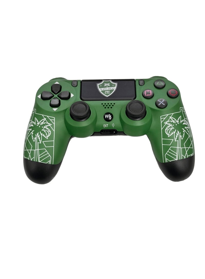 Wireless PS4 Game Controller, Double Motor Vibration, Touchpad, Built-In Speaker,green - Image 3