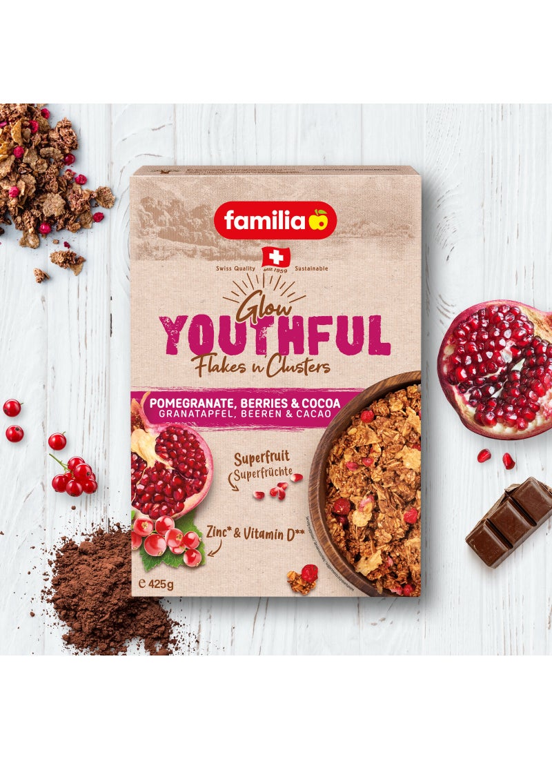 Familia Flakes And Clusters CerealYouthful Pomegranate Berries And Cocoa 350g - Image 5