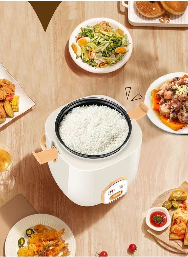 Beirui - 1.2 Liter Mini Multifunctional Rice Cooker, 200 Watt Small Portable Mechanical Home Cooker for 1-2 People - Image 1