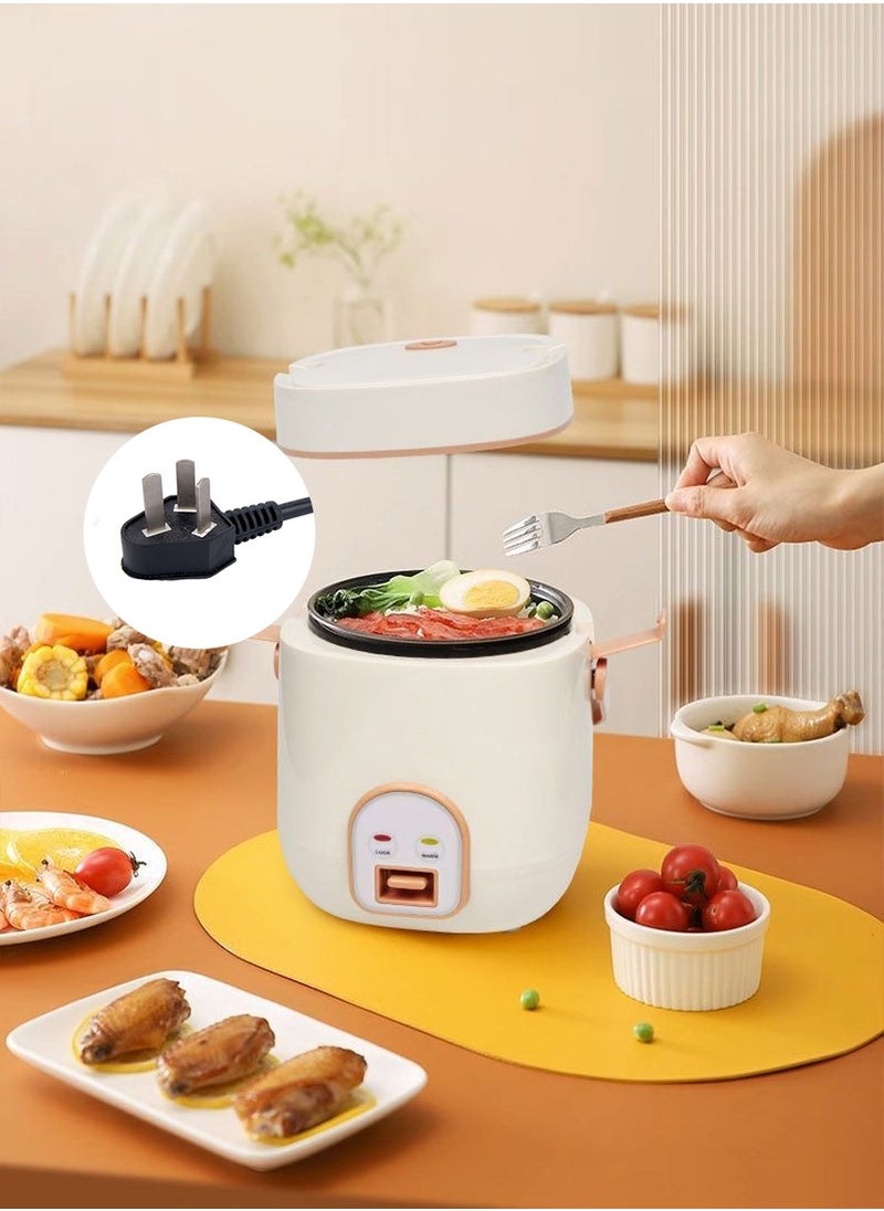 Beirui - 1.2 Liter Mini Multifunctional Rice Cooker, 200 Watt Small Portable Mechanical Home Cooker for 1-2 People - Image 1