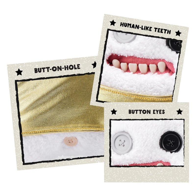 Fuggler Gold Fuggs by ZURU Funny Ugly Monster, Plush, Collectible, Toy (Splodge - Tank top) - Image 5