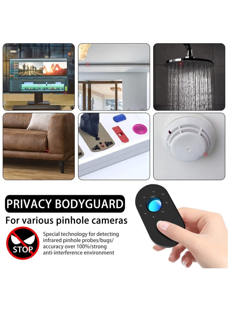 Hidden Camera Detectors, Infrared Detector, Hotel Anti - Camera Anti - Peeping Tool, Camera Detector, Anti - Monitoring Inspection Detector for Hotel Bathroom, Scan Camera 171/200