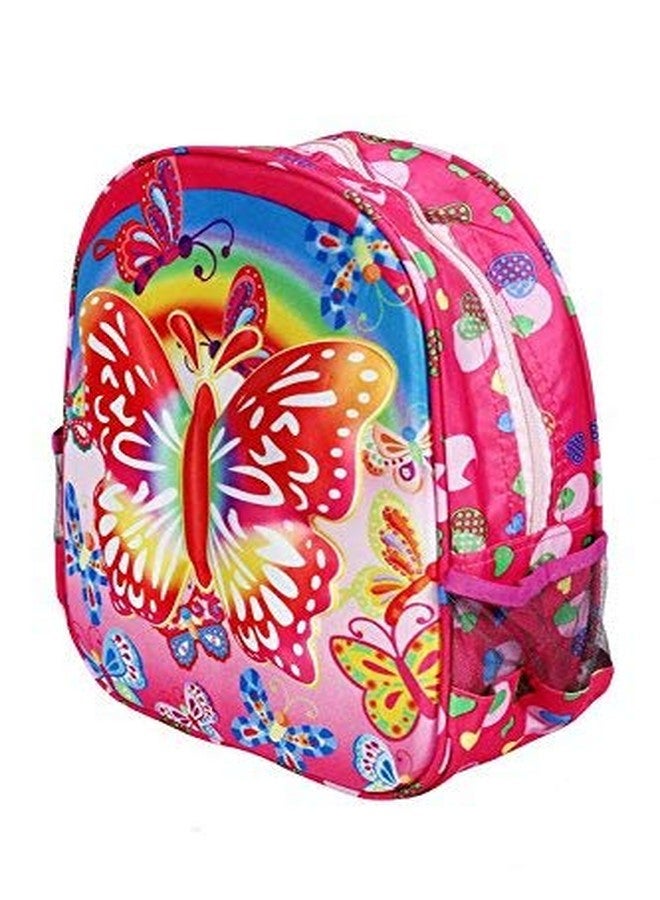 Whitecloud TRANSFORMING HOMESÂ® Kid's Polyester Butterfly School Bag, Multicolour - Image 3