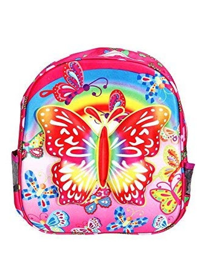 Whitecloud TRANSFORMING HOMESÂ® Kid's Polyester Butterfly School Bag, Multicolour - Image 2