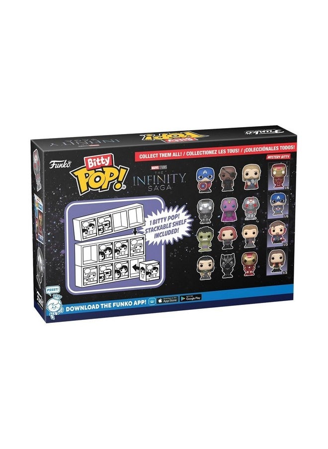Funko Funko Bitty POP! Marvel - Hulk and A Surprise Mystery Mini Figure - 0.9 Inch (2.2 Cm) - Marvel Comics Collectable - Stackable Display Shelf Included - Gift Idea - Party Bags Stocking  - Image 2