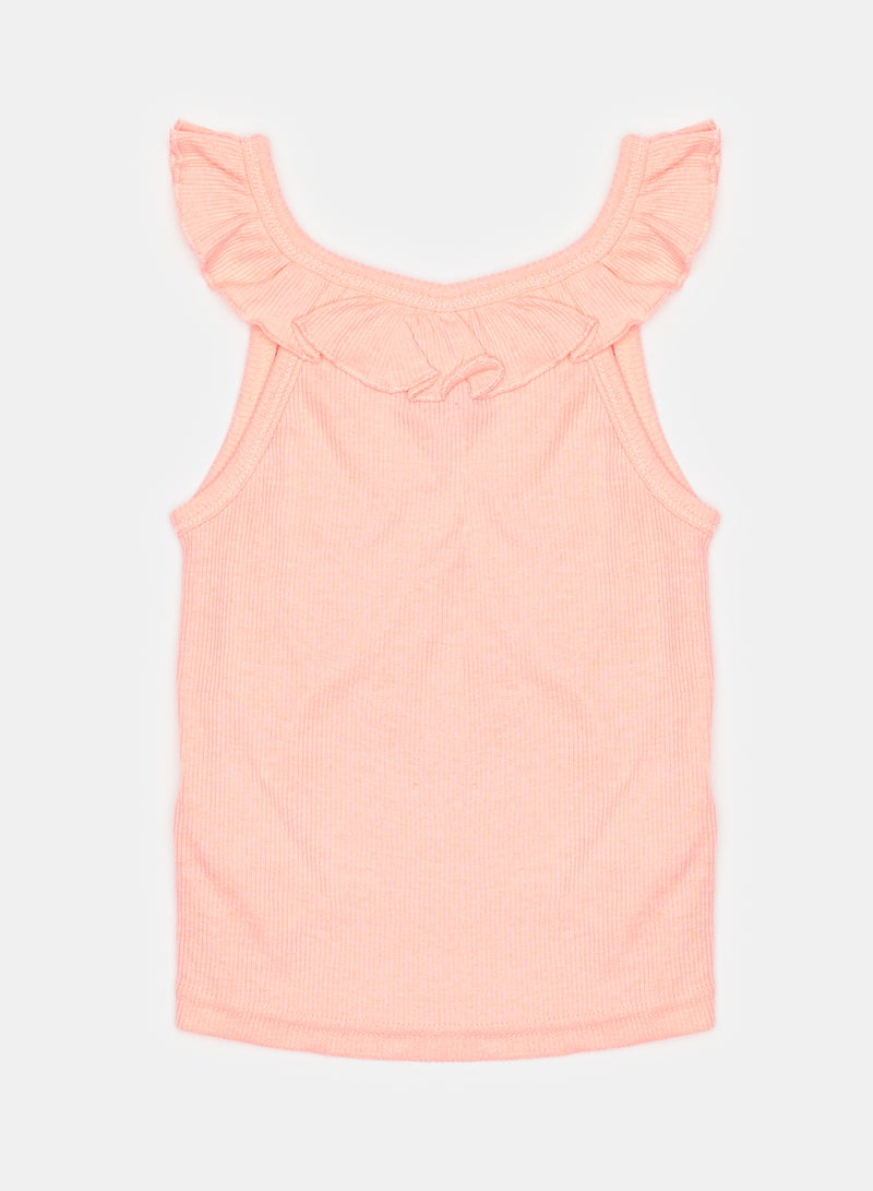 Okaidi Pink T-Shirt for Girls - Image 1