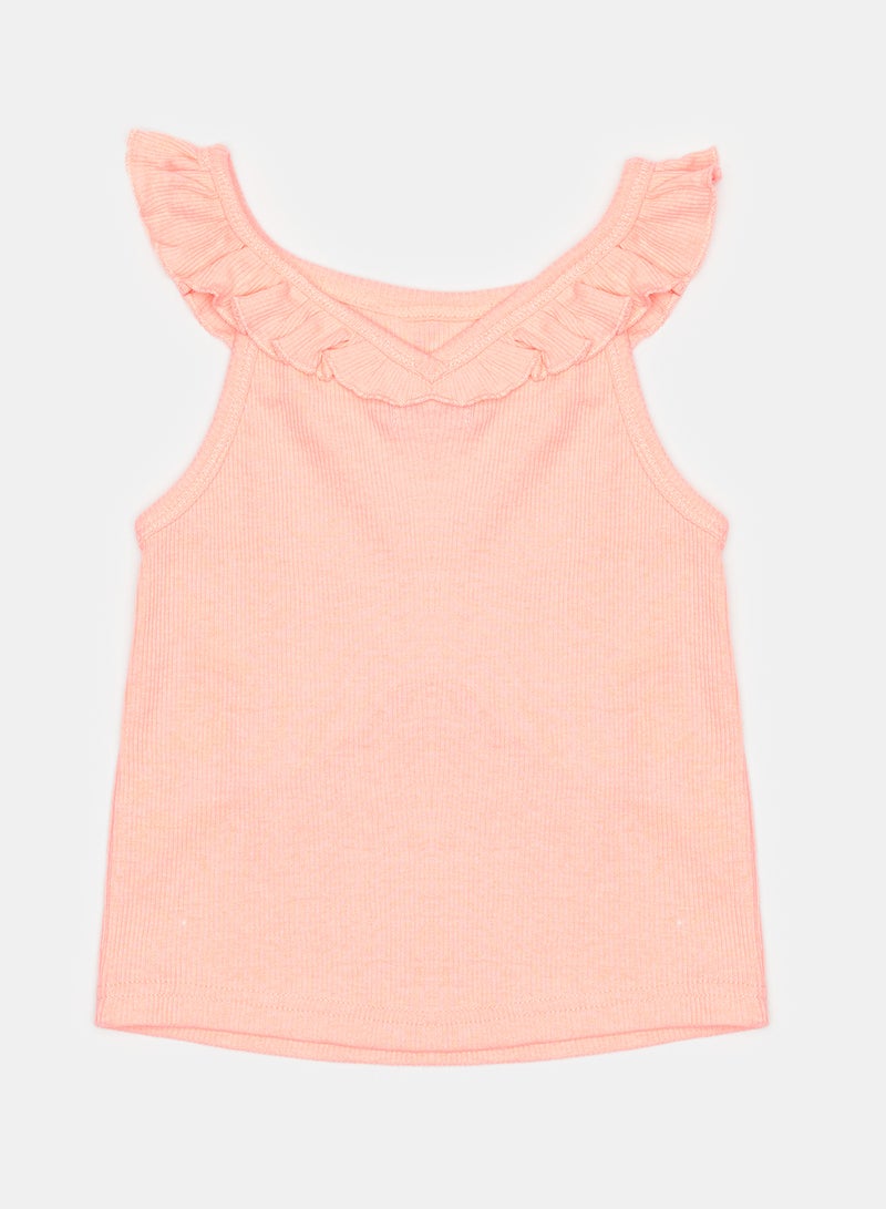Okaidi Pink T-Shirt for Girls - Image 2
