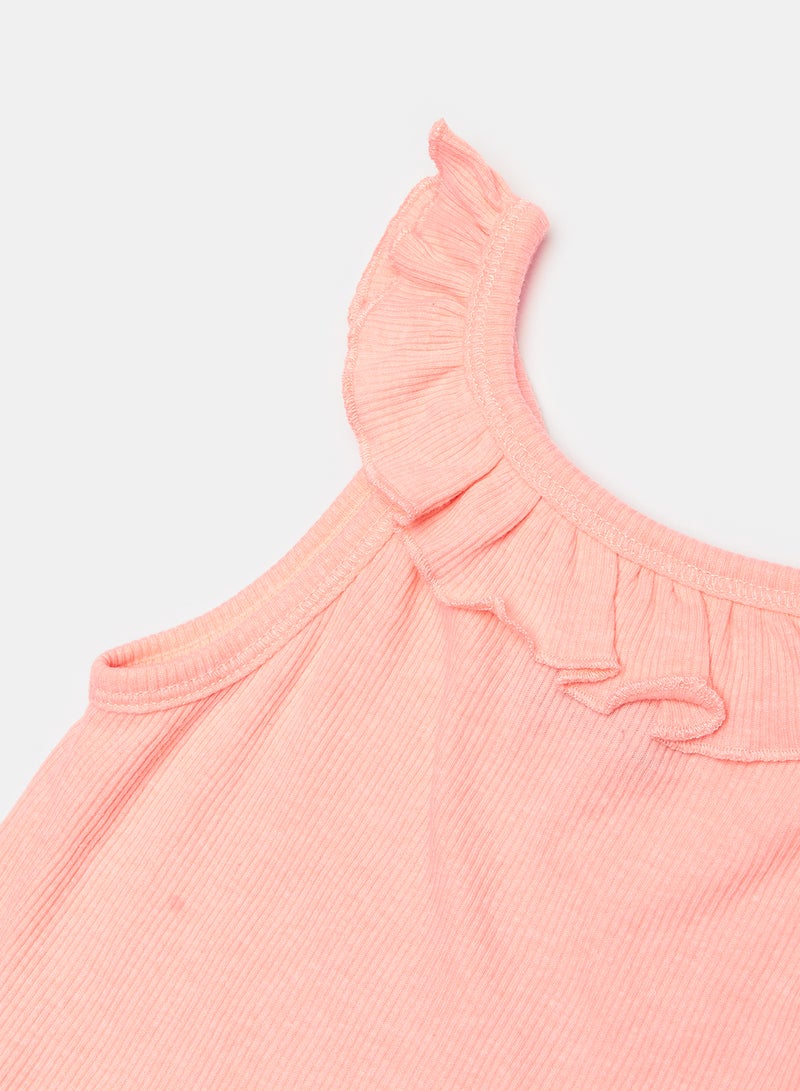 Okaidi Pink T-Shirt for Girls - Image 3