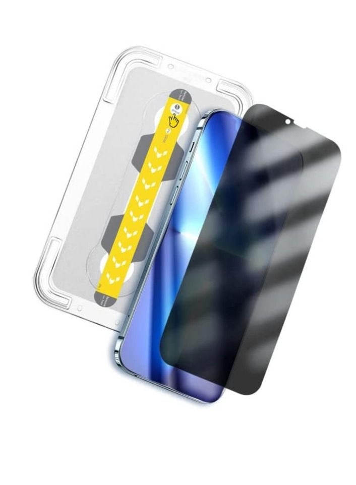 Captaintech Screen Protector Compatible with iPhone 13 Pro iPhone 13 with Easy Install Kit Premium Tempered Glass Kit Military Grade Tempered Glass Film, Bubble Free, Case Friendly, Auto Alignment Kit - Image 1