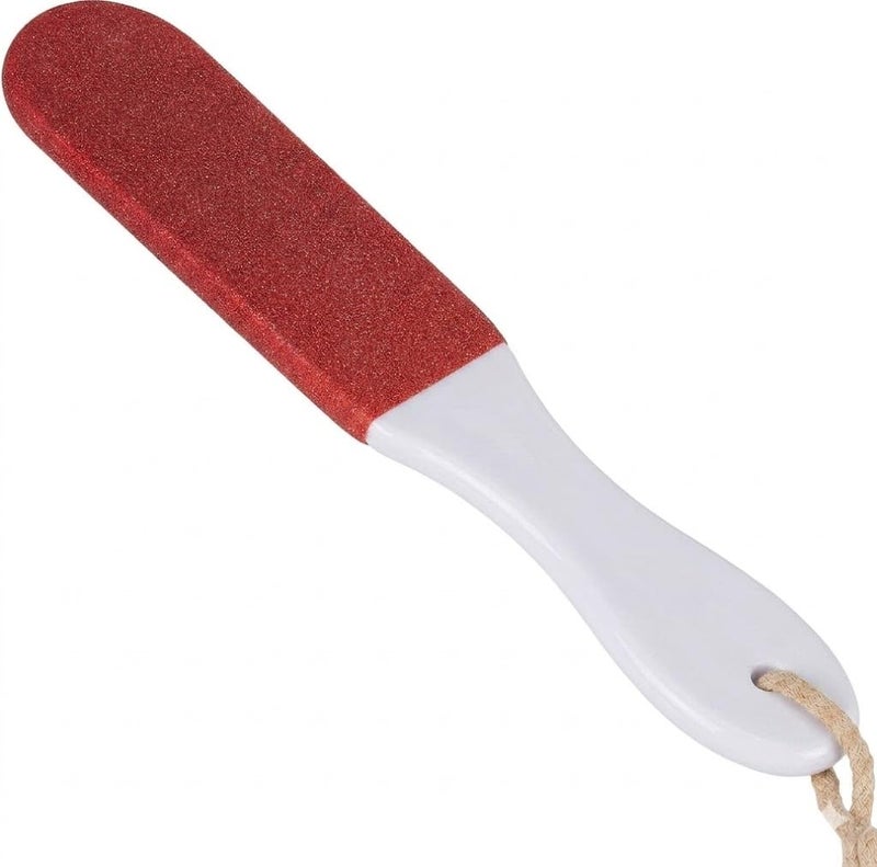 Foot Pumice Stone Pedicure File(1 PCS) - Ergonomic plastic Handle Foot File Callus Remover for Smoother Feet and Hands - Foot Scrubber, Heel Sander and Dead Skin Scraper - multicolor - Image 2