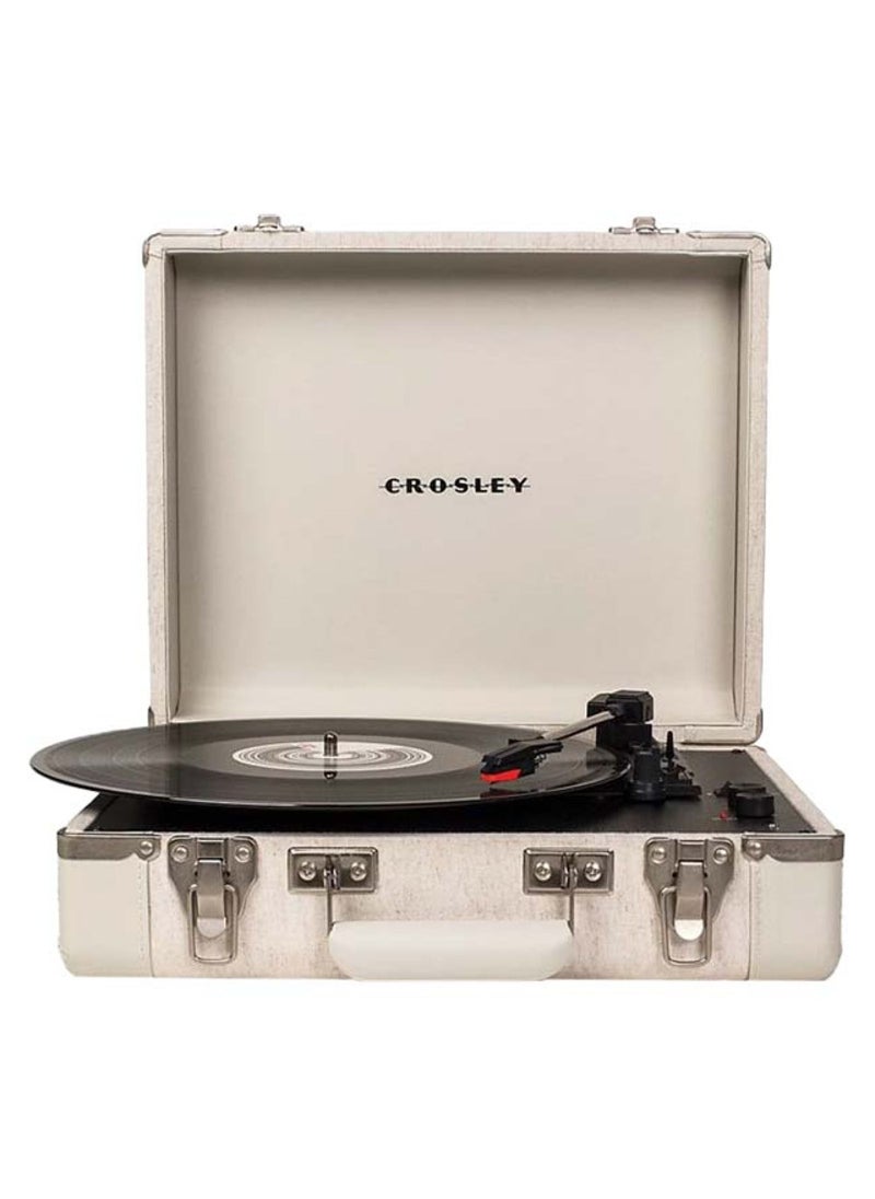 Crosley Crosley CR6019E-SA4 Executive Vintage Bluetooth in/Out 3-Speed Portable USB Turntable Sand  - Image 1