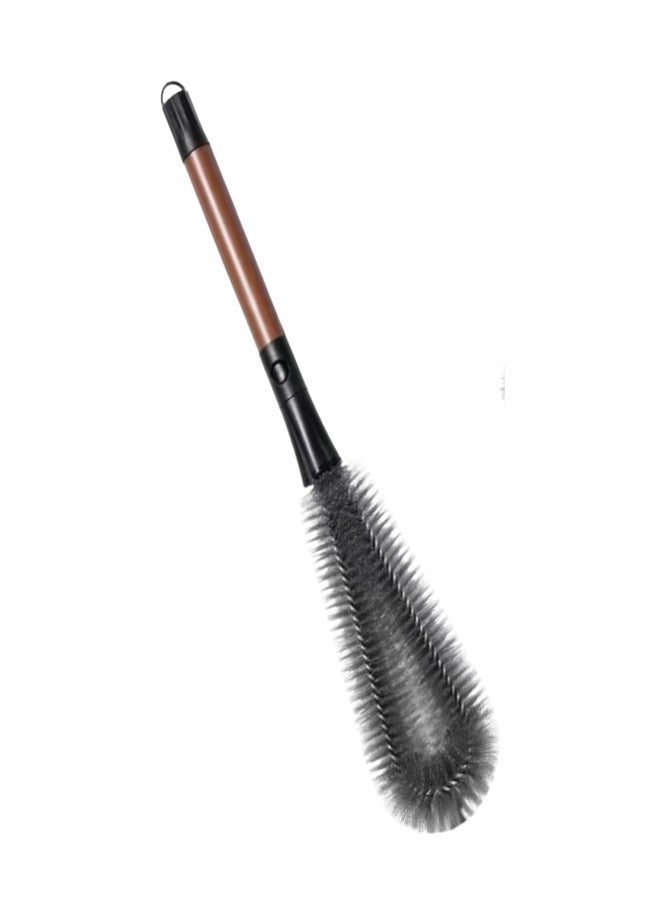 Ameedarshan 2-in-1 Detachable Dual-Head Bottle Brush, Food-Grade Nylon Bristles, Deep Cleaning for Blender, Juicer and Cup Lids, 35 cm - Image 1
