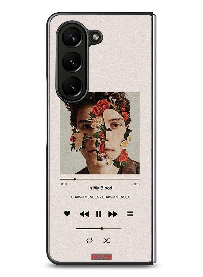 Tolwak Samsung Galaxy Z Fold 5 Protective Case Cover In My Blood - Image 2