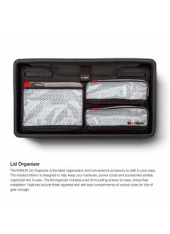 Nanuk Wheeled Series 935 Lightweight NK-7 Resin Waterproof Protective Case with Foam Insert and Lid Organizer - Orange  - Image 5