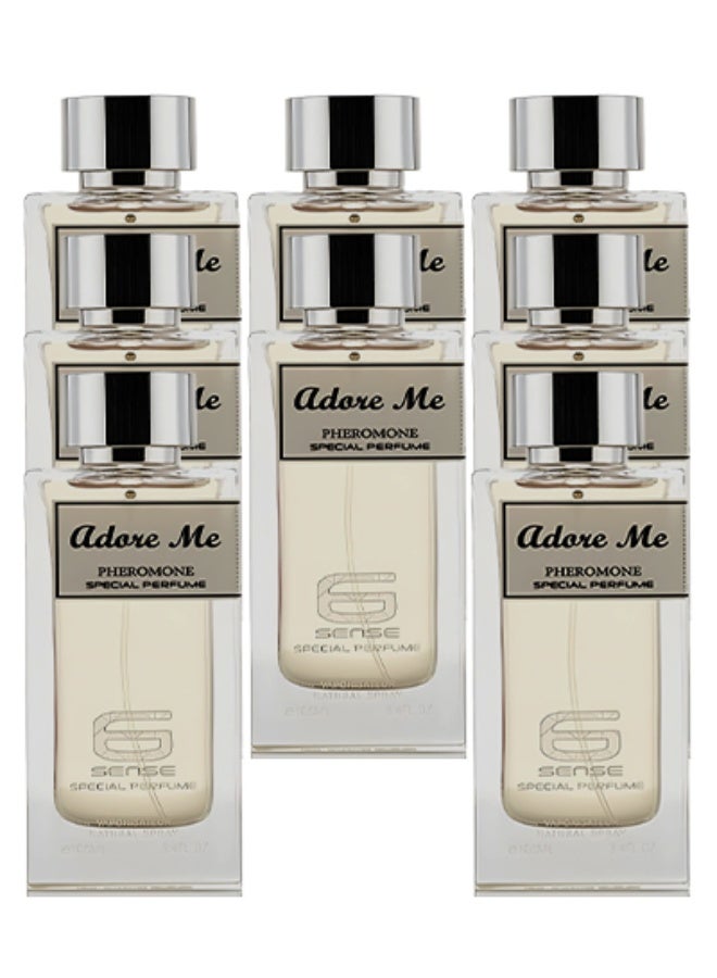 6 SENSE 8 Pieces Adore Me Pheromone Special Perfume For Women 100ml EDP - Image 1