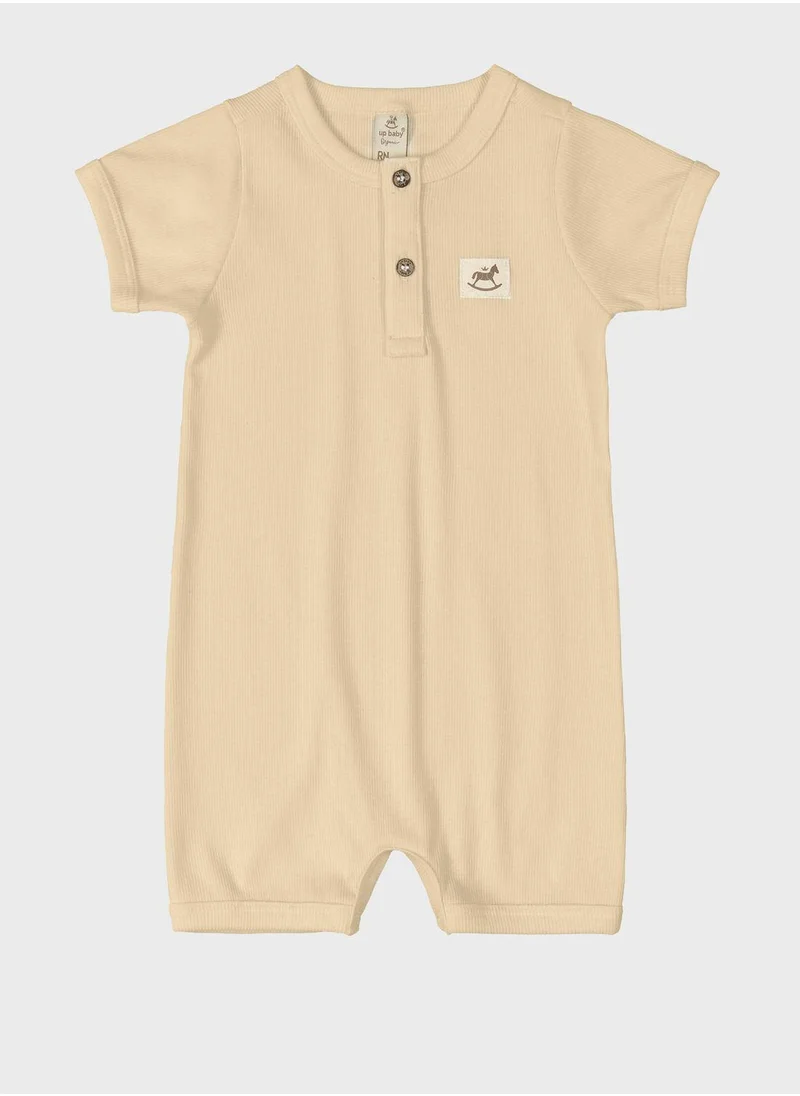 Up Baby Infant Ribbed Romper