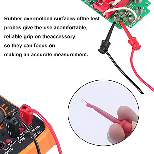 MOGAOPI Multimeter Test Leads Set, Professional Leads Kit, Precision Sharp Probe Test Lead 1000V 20A Gold-Plated Probe Leads with Alligator Clips, Test Hooks, Test Probes Lead, Test Tweezer - Image 5