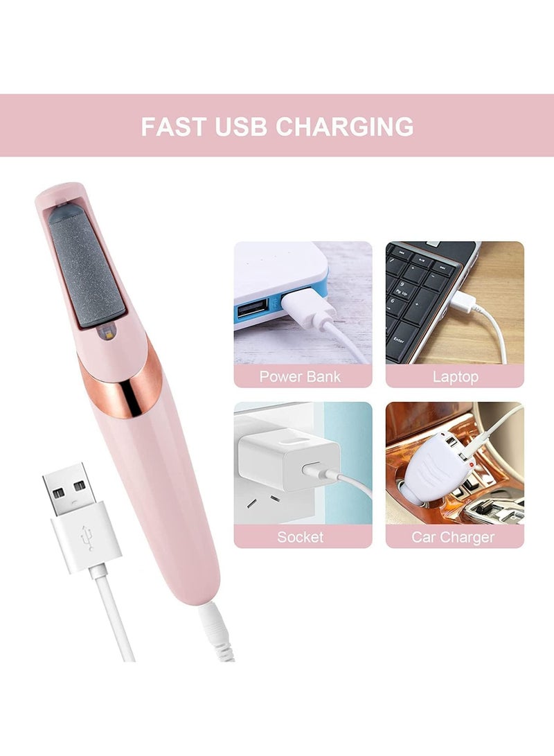 مبرد قدم كهربائي قابل لاعادة الشحن بمنفذ USB مقاوم للماء بسرعتين للقدم والكعب - Image 4