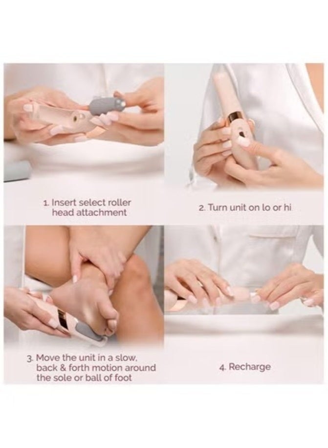 مبرد قدم كهربائي قابل لاعادة الشحن بمنفذ USB مقاوم للماء بسرعتين للقدم والكعب - Image 5