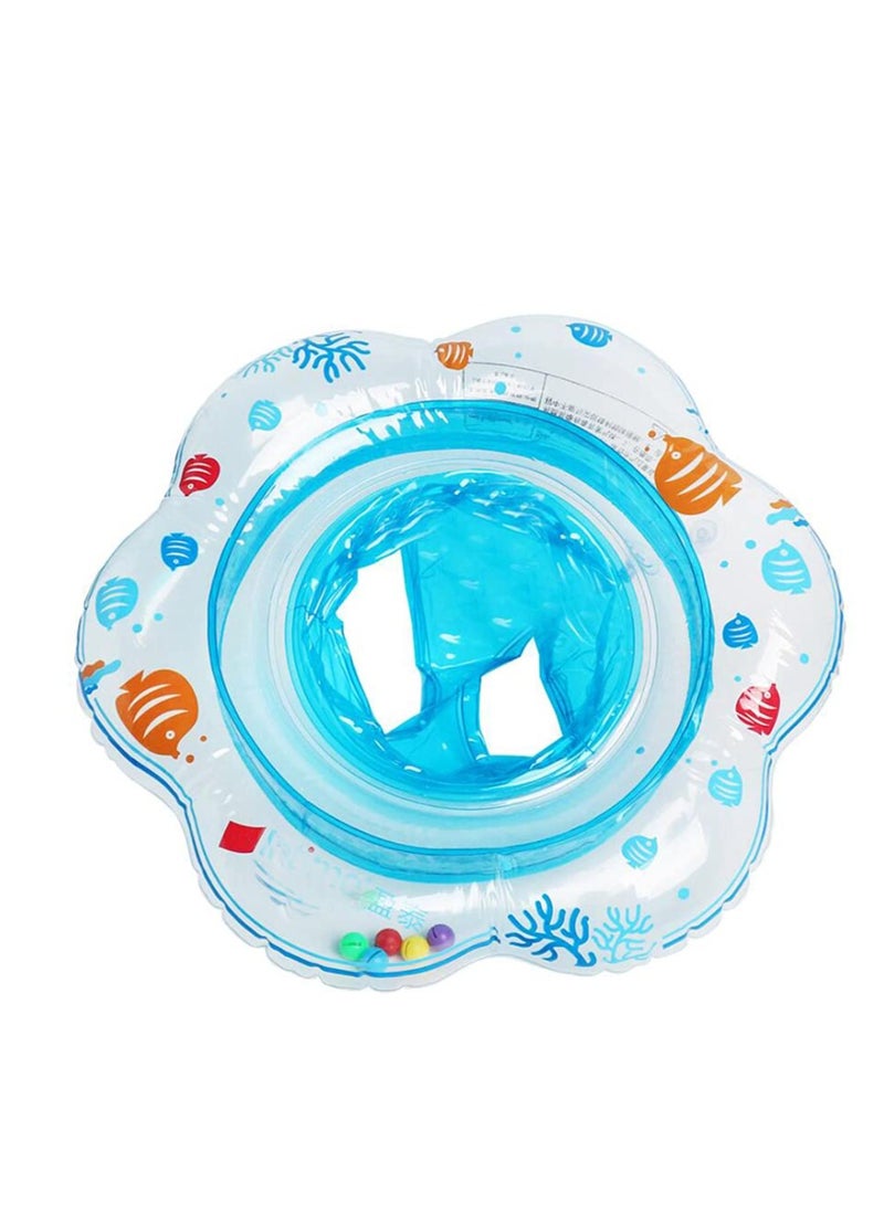 SYOSI Inflatable Baby Swim Float Seat, Safety Seat Double Airbag, Toys Summer Fun Water Supplies for Baby 8-48 Months - Image 1