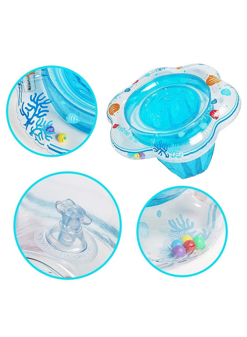 SYOSI Inflatable Baby Swim Float Seat, Safety Seat Double Airbag, Toys Summer Fun Water Supplies for Baby 8-48 Months - Image 5