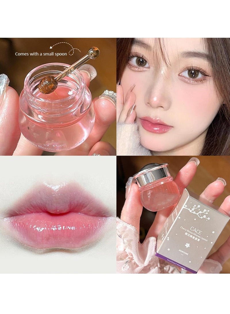 KASTWAVE Lip Balm, Moisturizing Honey Lip Oil Lipsticks, Lip Care, Lip Balm Honey Pot Lip Mask, Fast-Acting Nourishment, Ideal for Chapped, Dry, Cracked, or Damaged Lips - Image 3