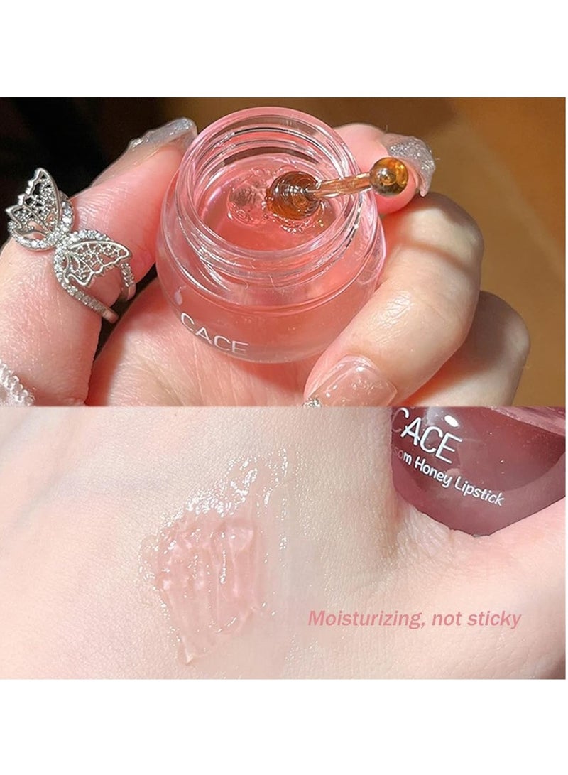 KASTWAVE Lip Balm, Moisturizing Honey Lip Oil Lipsticks, Lip Care, Lip Balm Honey Pot Lip Mask, Fast-Acting Nourishment, Ideal for Chapped, Dry, Cracked, or Damaged Lips - Image 5